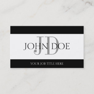 YourJobTitle Weiß-Fahne Visitenkarte