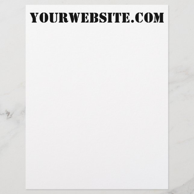 YourWebSite.com Briefkopf (Vorderseite)