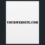 YourWebSite.com Flyer<br><div class="desc">"YourWebSite.com" Ersetzen Sie die .com-Adresse durch Ihre Webadresse. Fügen Sie einen anderen Slogan oder Text hinzu.</div>