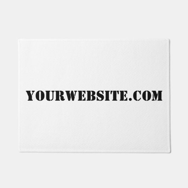 YourWebSite.com Fußmatte (Vorderseite)