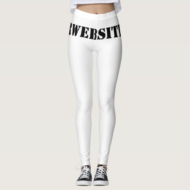 YourWebSite.com Leggings (Vorderseite)