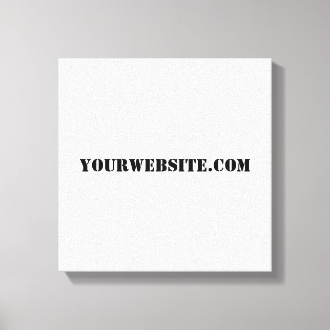 YourWebSite.com Leinwanddruck (Vorderseite)