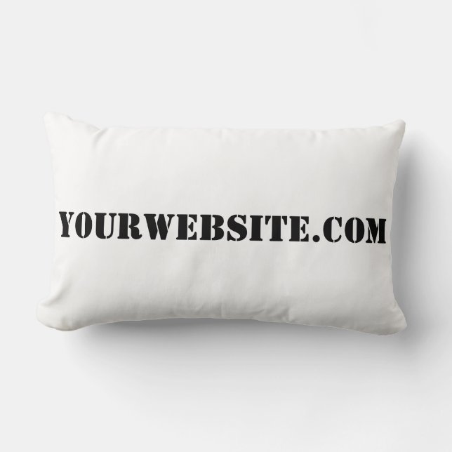 YourWebSite.com Lendenkissen (Vorderseite)