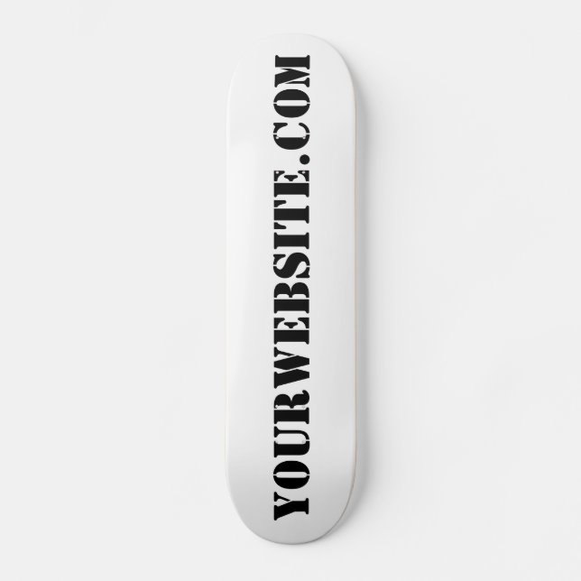YourWebSite.com Skateboard (Vorderseite)