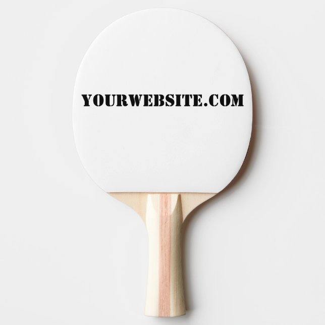 YourWebSite.com Tischtennis Schläger (Vorderseite)