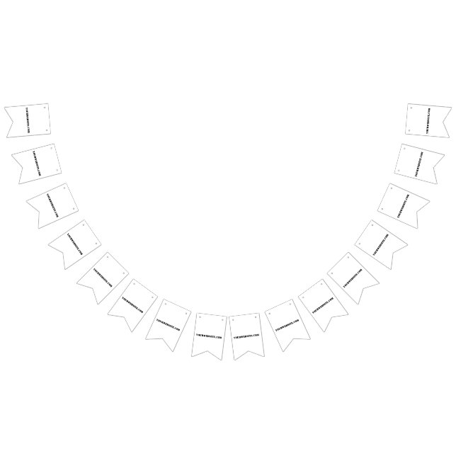 YourWebSite.com Wimpelkette (Alle)