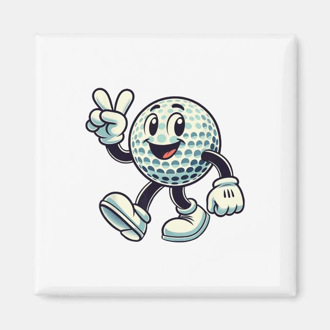 Youth Golf Player Boys Golf Funny  Magnet (Vorne)