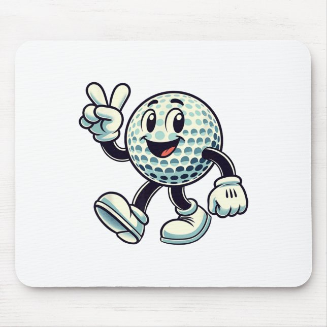 Youth Golf Player Boys Golf Funny  Mousepad (Vorne)
