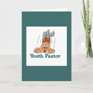 Youth Pastor Humour Dankeschön Card Dankeskarte