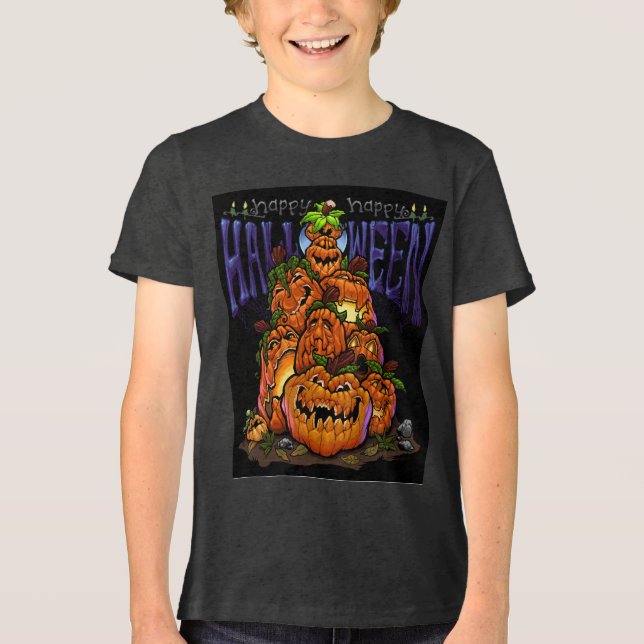 Youth size Halloween graphic tee (Vorderseite)