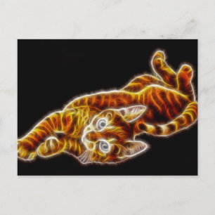 Youth Tabby Kitty Postkarte