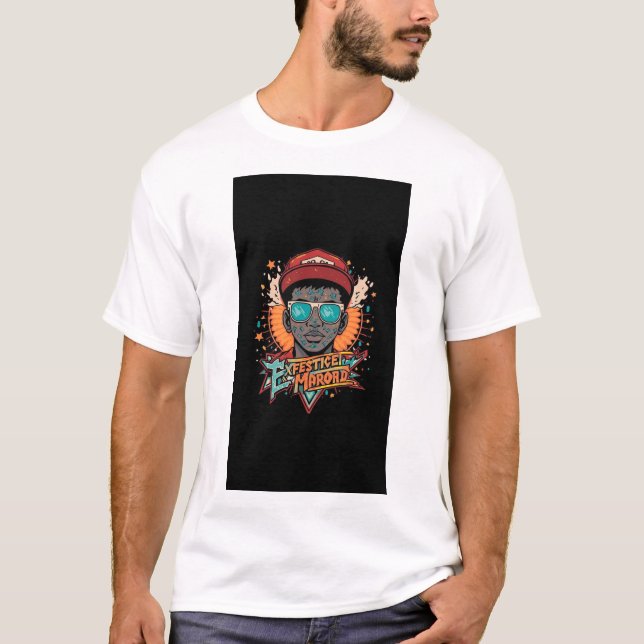 youthful, modern, and vibrant t-shirt design (Vorderseite)