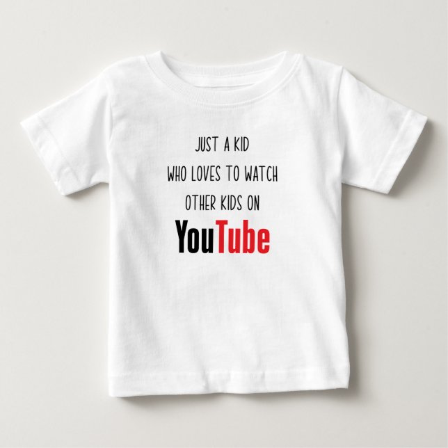 YouTube Baby T-shirt (Vorderseite)