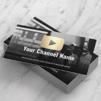 Youtube Channel Custom Foto Modern Gold Youtuber