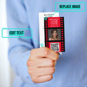 YouTube Channel Werbeaktion Card - Filmmotiv Terminkarte