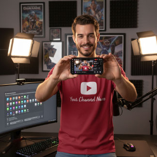 Youtube Channel Youtuber Vlogger T-Shirt