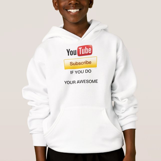 youtube-logo2, youtubesubscribebutton-highres30… hoodie (Vorderseite)