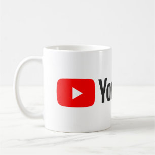 YouTube Logo Classic Kaffeetasse