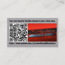 Youtube QR Code Business Card Visitenkarte