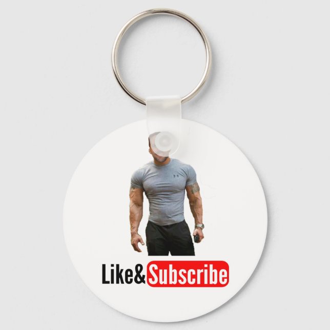 YouTube-Tag Schlüsselanhänger (Vorderseite)