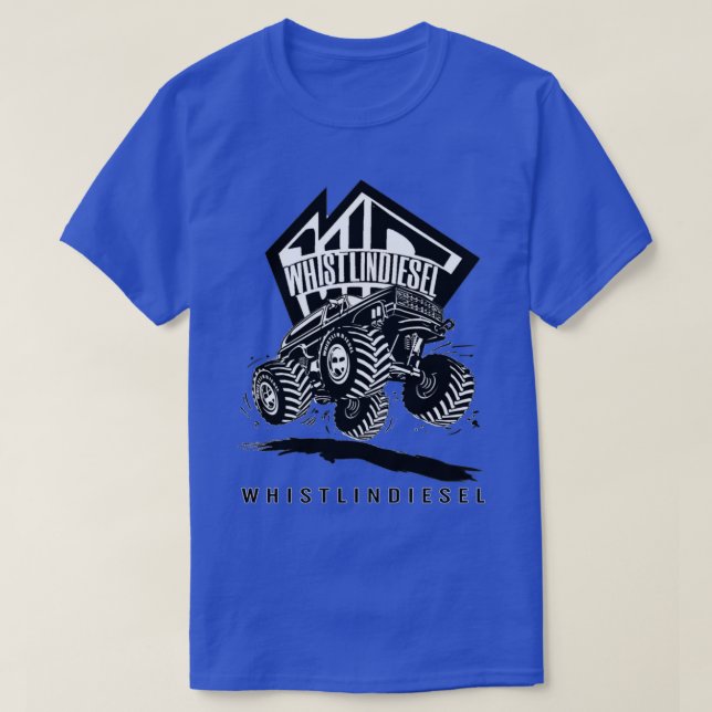 Youtuber WhistlinDiesel Monster Truck T-Shirt (Design vorne)