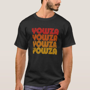 Yowza Seltsam Albern Komisch Alt Retro Wiederhole T-Shirt