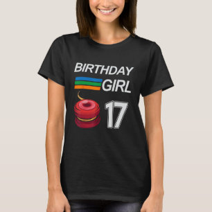 YOYO 17 Jahre alt Geburtstag für Mädchen Kinder JU T-Shirt