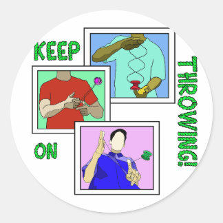 yoyo Classic Round Stickers