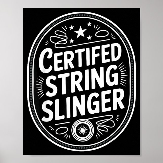 Yoyo Player Vintage Yo-yo  Poster (Vorne)