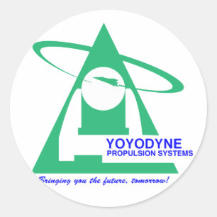 Yoyodyne Propulsion T - Shirt Runder Aufkleber