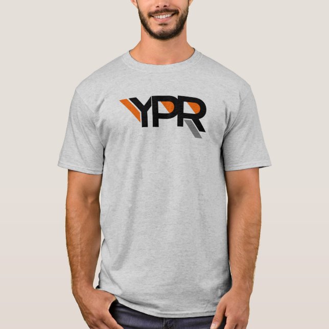 YPR Lebensstil Grau T-Shirt (Vorderseite)
