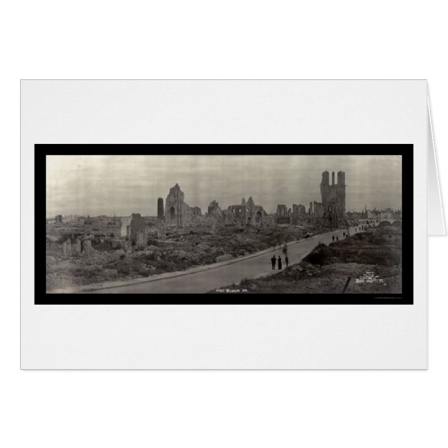 Ypres Belgique WWI Photo 1919 (Devant horizontal)