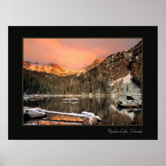 Ypsilon Lake, Colorado Foto Print Poster