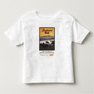 Ypsilon-Tal-Erholungsort-British Rail-Plakat Kleinkind T-shirt