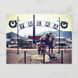 Yreka Miner Statue Postkarte