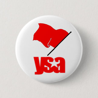 YSA rote Fahne Button