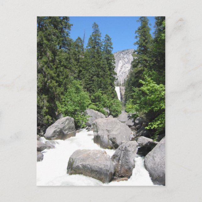 Ysemite River Rocks Postkarte (Vorderseite)
