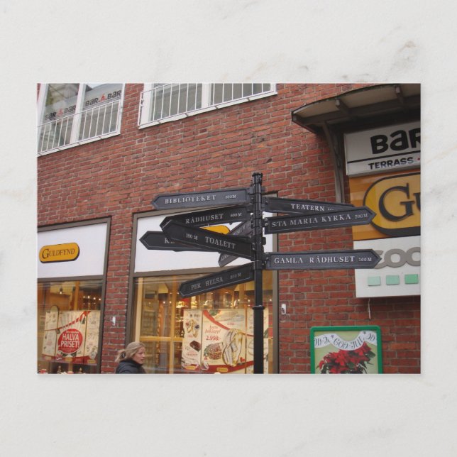 Ystad Schweden Postkarte (Vorderseite)