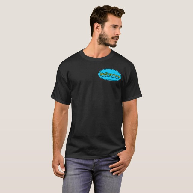 YUCAP - Abziehbild auf Front und Graubär betreffen T-Shirt (Vorne ganz)