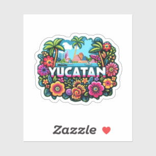 Yucatán, Mexiko Aufkleber