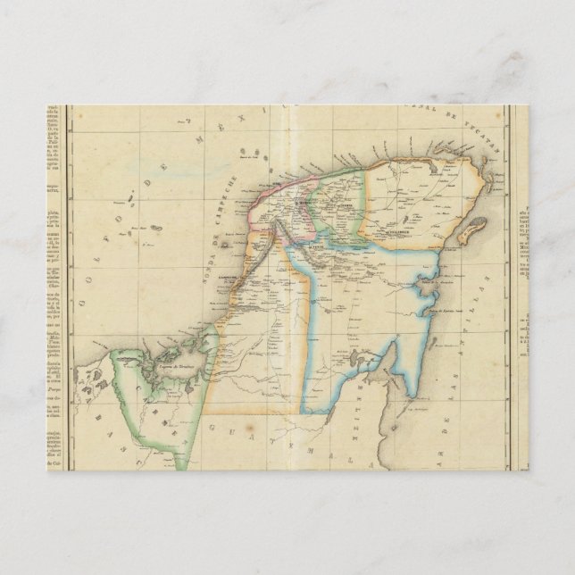 Yucatan, Mexiko Postkarte (Vorderseite)