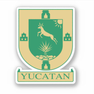Yucatán-Wappen - Mexiko Aufkleber