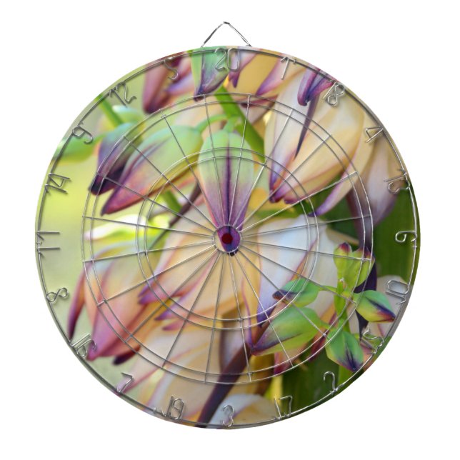 Yucca-Blume-Dartboard Dartscheibe (vorne)