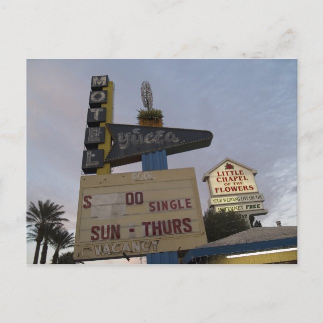Yucca Motel Las Vegas Postkarten (Vorderseite)