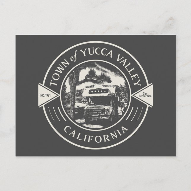 YUCCA VALLEY - SAN BERNARDINO KALIFORNIA POSTKARTE (Vorderseite)