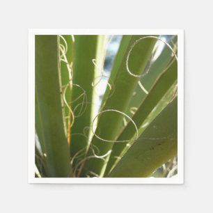Yucca Verlasse grüne Naturfotografie Serviette