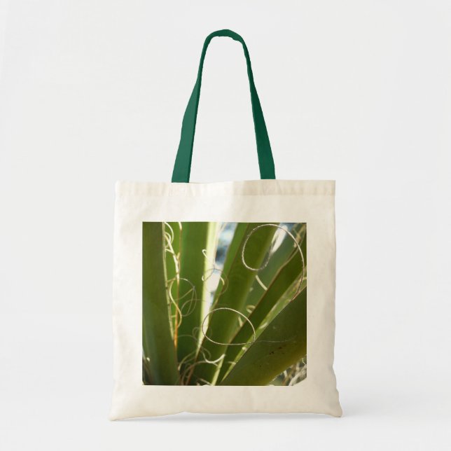 Yucca Verlasse grüne Naturfotografie Tragetasche (Vorne)