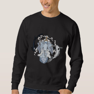 Yue Tui und La Koi Fisch Sweatshirt