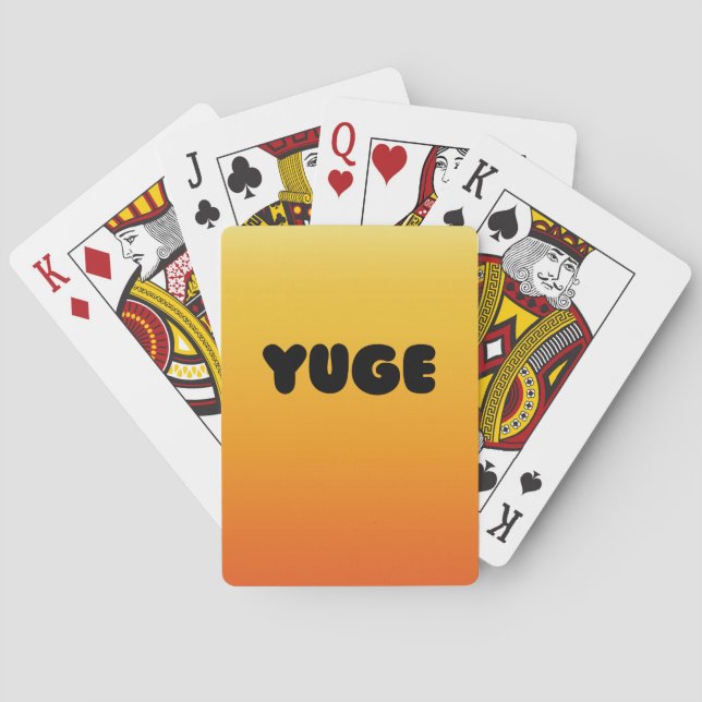 YUGE DESIGN PLAYKARTEN SPIELKARTEN (Rückseite)