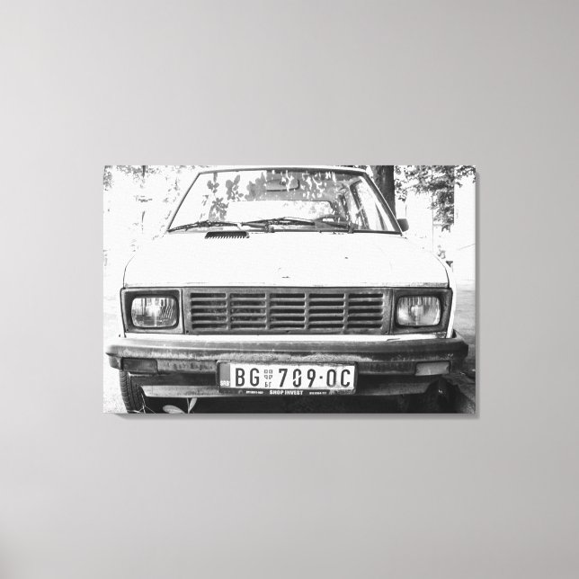 Yugo, altes Jugoslawien Leinwanddruck (Vorderseite)